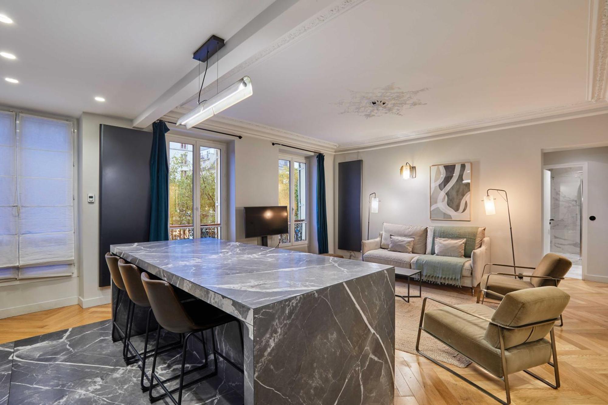 Magnificent Apartment - 3Br- 8P - Batignolles Paris Exteriör bild