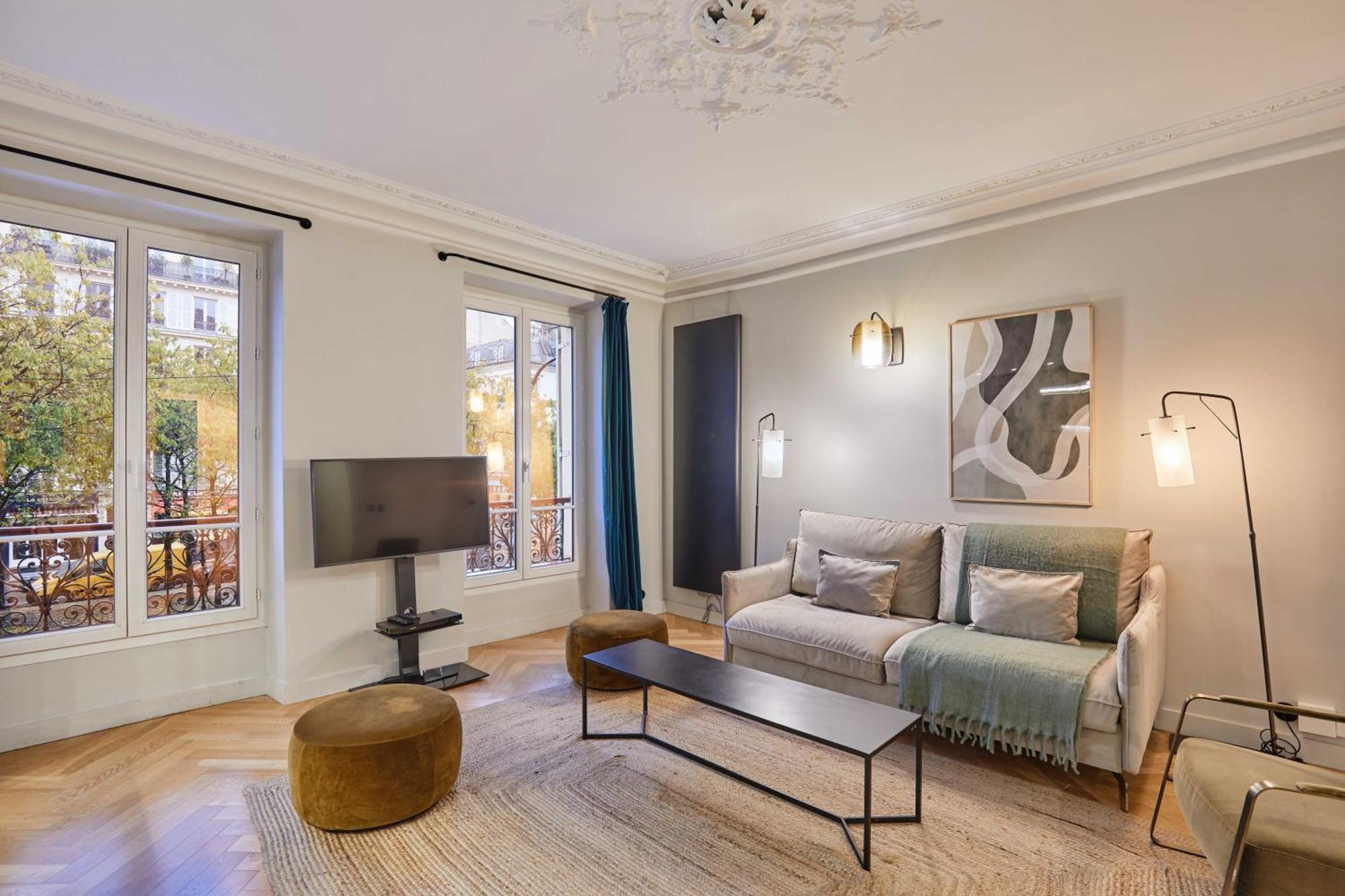 Magnificent Apartment - 3Br- 8P - Batignolles Paris Exteriör bild