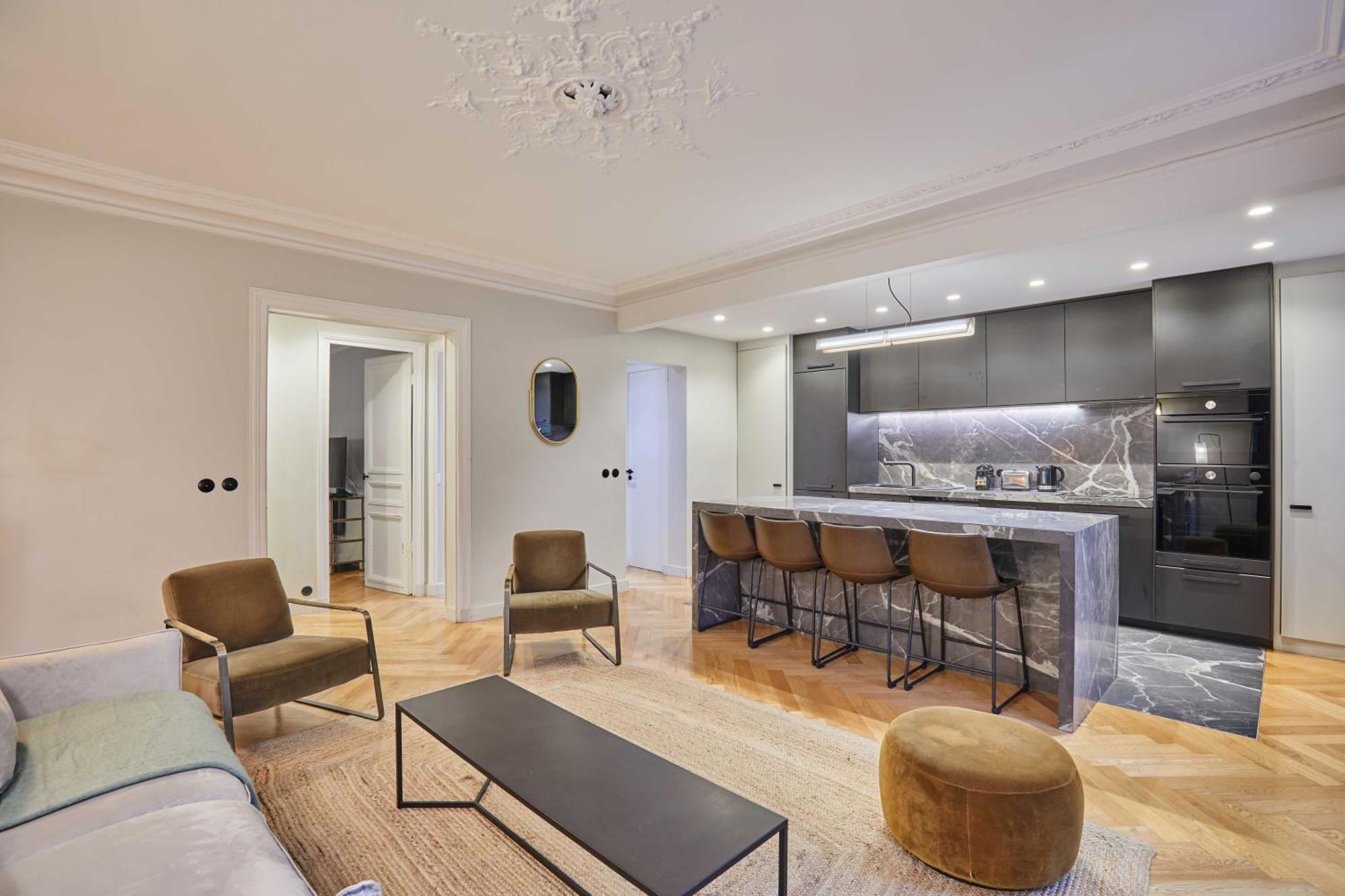 Magnificent Apartment - 3Br- 8P - Batignolles Paris Exteriör bild