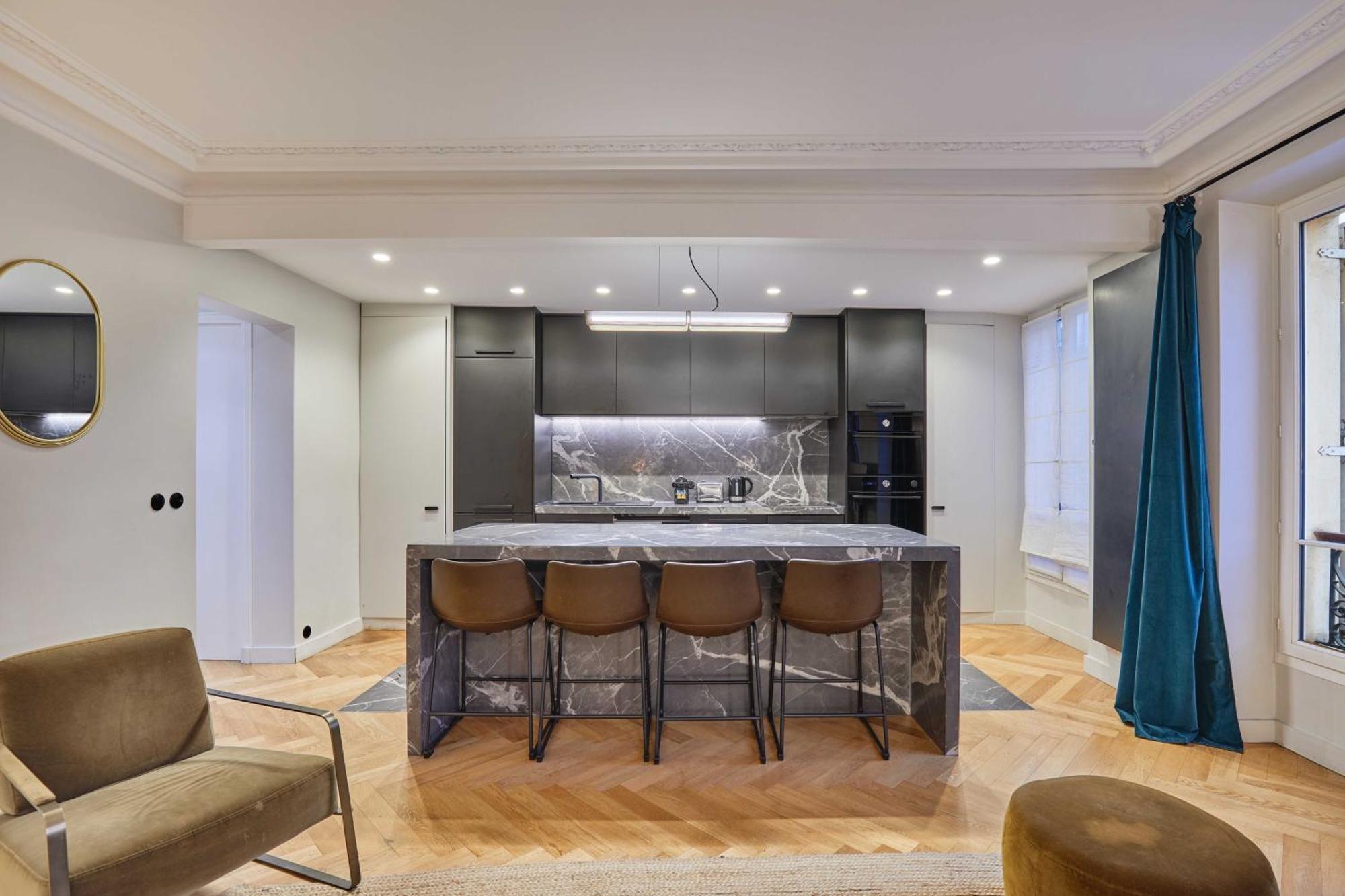 Magnificent Apartment - 3Br- 8P - Batignolles Paris Exteriör bild